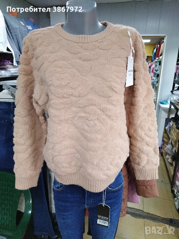 Дамска блуза памук и ангора, снимка 1