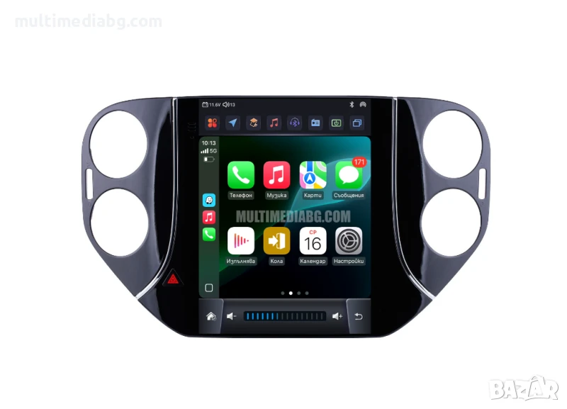 Volkswagen Tiguan 1NF 2007 - 2016 9.7 Мултимедия Навигация Android, снимка 1