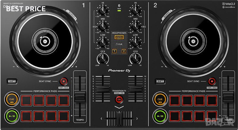 Pioneer DJ DDJ-200 DJ контолер, снимка 1