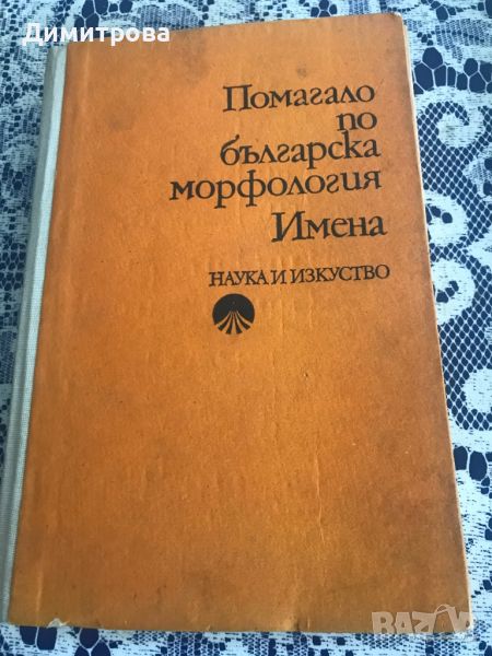 Учебник “Помагало по българска морфология. Имена”, снимка 1