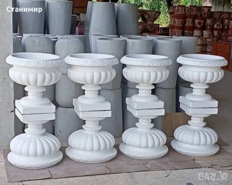 бетонни саксии , снимка 1