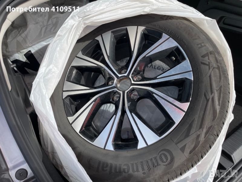 Чисто нови джанти с летни гуми 215/60R17 Continental - неизползвани, снимка 1