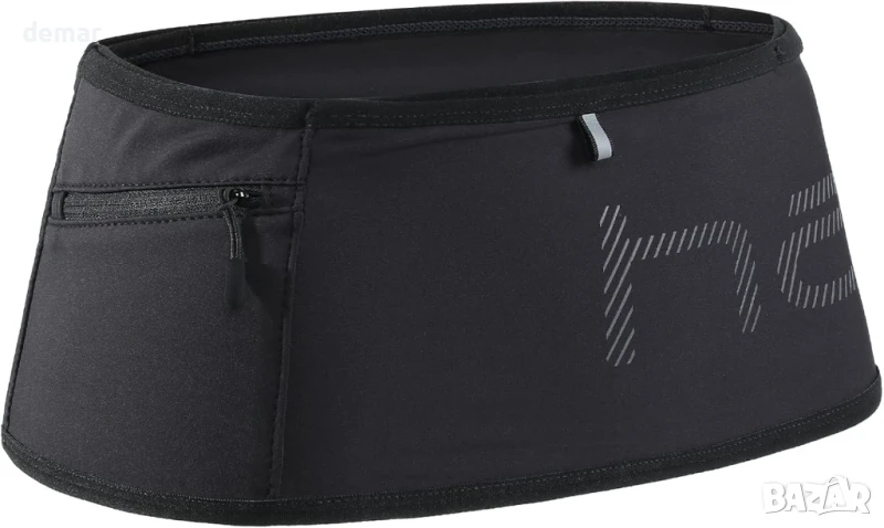 Лек колан за бягане Haimont, колан за съхранение, отвеждащ влагата, размер S, черен, снимка 1