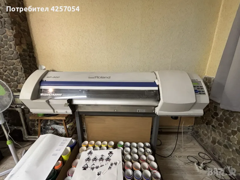 Roland SP300V Широкоформатен еко солвентен принтер - Print & Cut, снимка 1