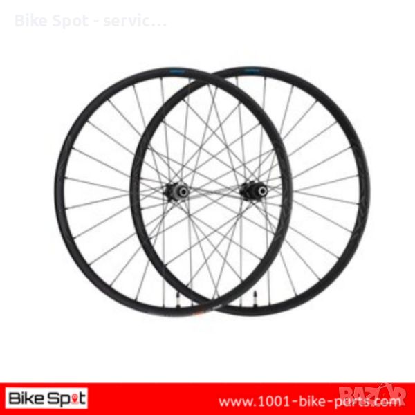 650B Shimano GRX RX570 TL Disc E-Thru Tubeless Wheelset Капли Гравъл, снимка 1