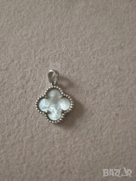 сребърен синджир с висулка, снимка 1