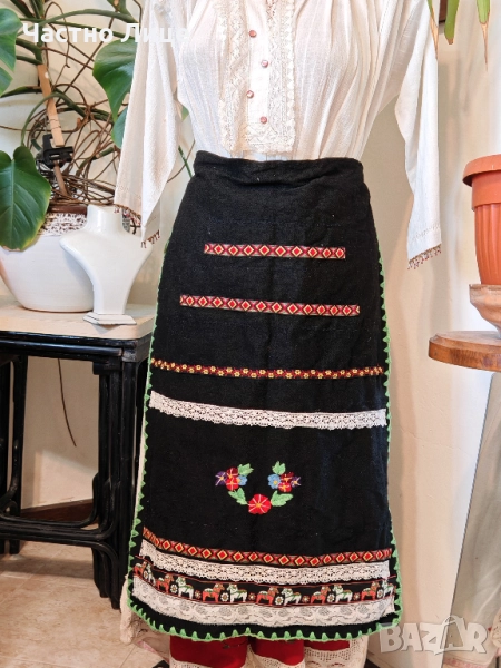 Оригинална Старинна Царска Северняшка Престилка за Народна Носия 1930те г, снимка 1