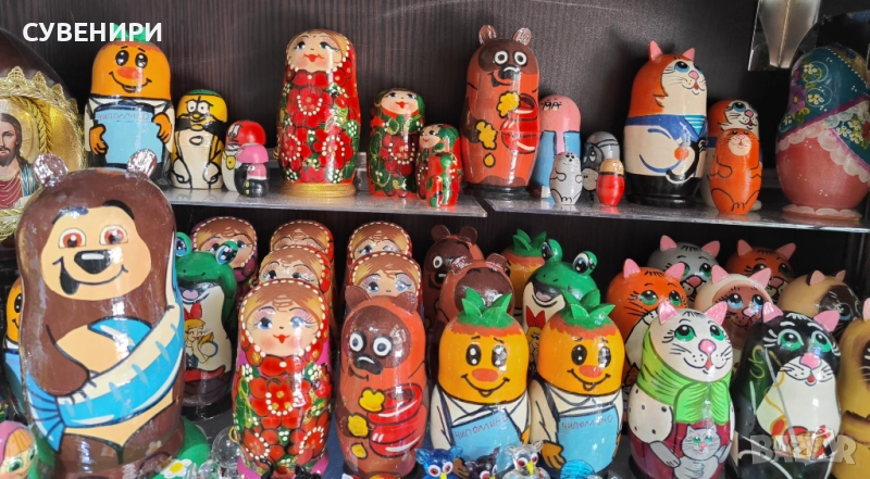 Дървени руски матрьошки, снимка 1
