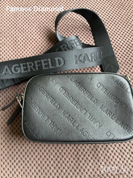 Чанта Karl Lagerfeld Естествена кожа, снимка 1