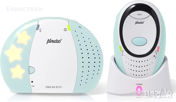 Alecto DBX-85MT - Пълен DECT Eco бебефон, снимка 1