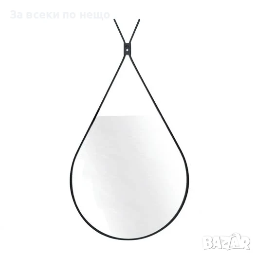 Стенно огледало с черна рамка, 30*1,5*55см Код P1051, снимка 1