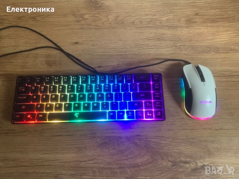 Мишка и клавиатура Whiteshark GXTrust, снимка 1