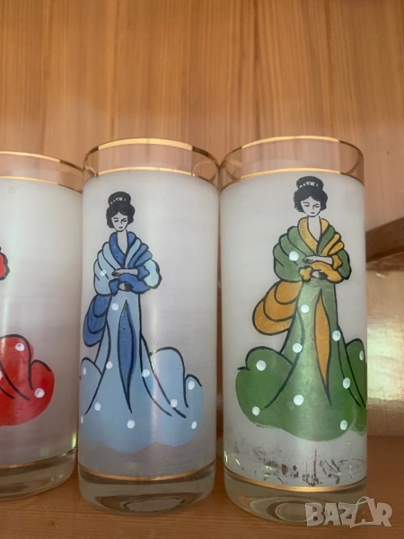 Стъклени чаши за безалкохолно* от Соца, снимка 1