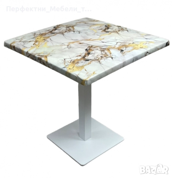 Маса за зедение,маса за сладкарница,квадратна маса за 4 човека,квадратна маса за градина, снимка 1