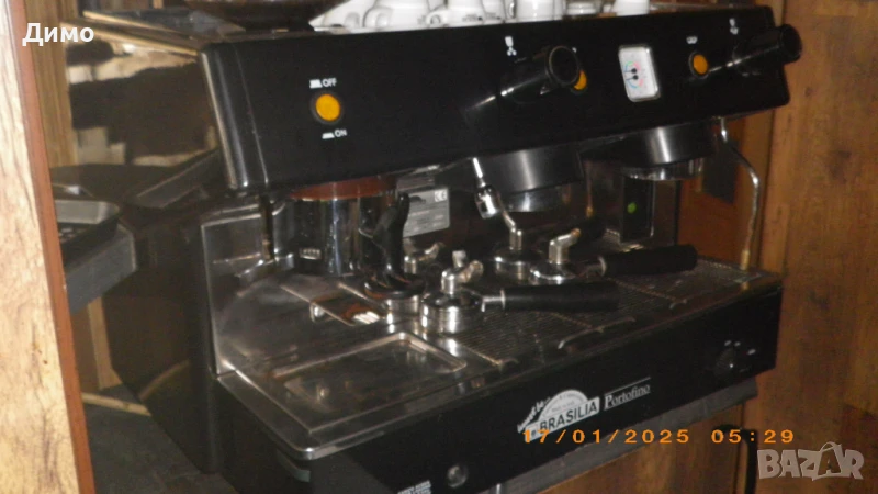 кафе машина бразилия с мелачка, снимка 1