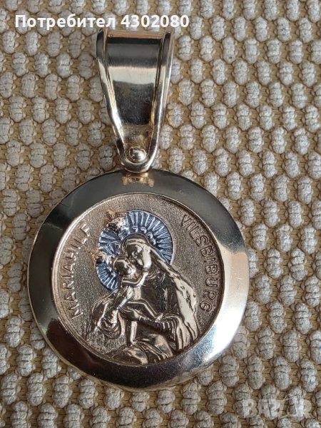 продава се нов златен медальон,20 грама, 14 карата 585 проба , снимка 1