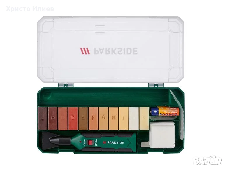 Комплект за ремонт на ламинат и паркет Parkside, снимка 1