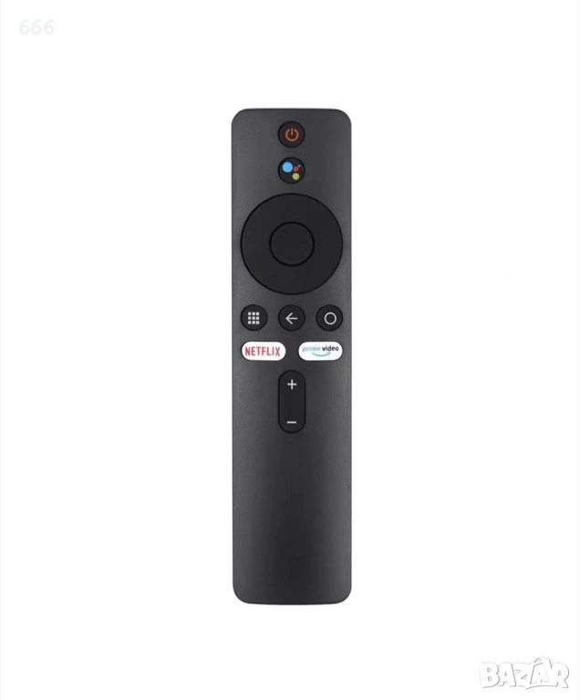 Дистанционно, подходящо за телевизор Xiaomi, Bluetooth voice, черно, снимка 1