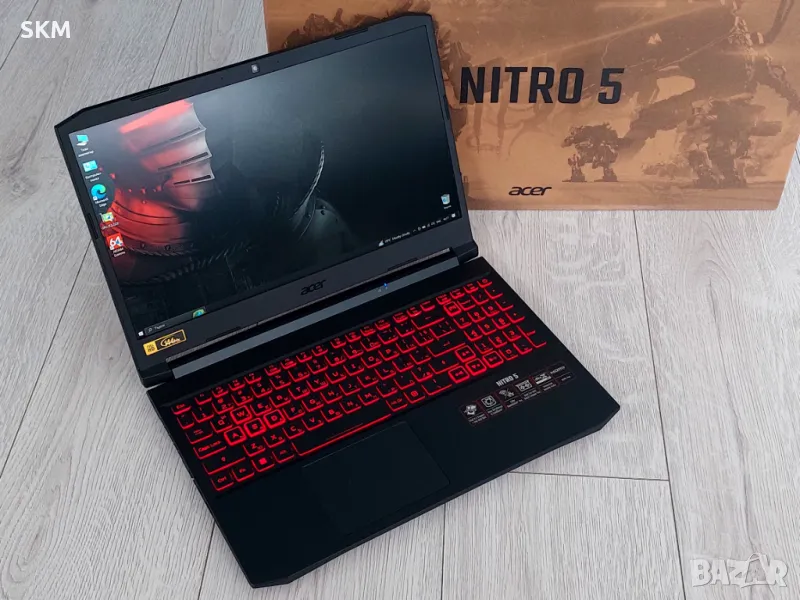 i5|GTX1650|IPS 144Hz|512GB|8RAM лаптоп ацер нитро laptop gaming гейминг, снимка 1