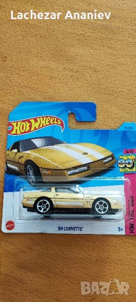 Hot Wheels - '84 Corvette, снимка 1