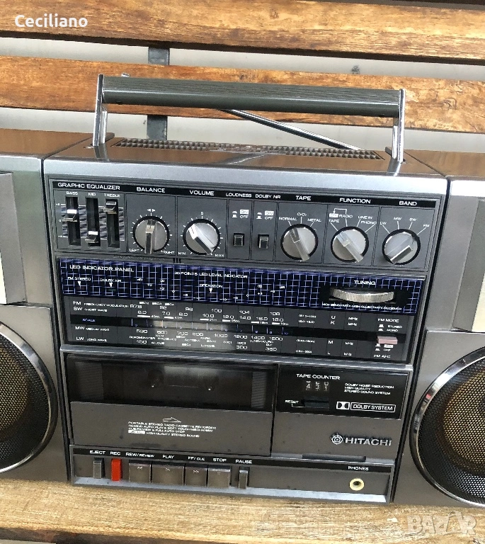 Радиокасетофон HITACHI TRK 9100E(Japan), снимка 1