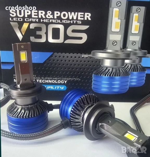 Led крушки 90w вграден canbus, лед крушки h7, снимка 1