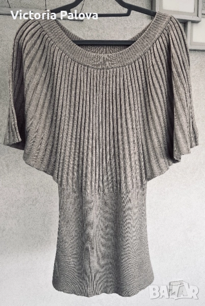 Разкошна френска блуза вълна кашмир, снимка 1