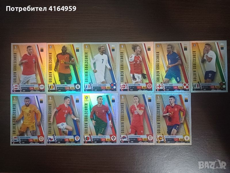 Match attax колекционерски карти Golden goalscorer, снимка 1