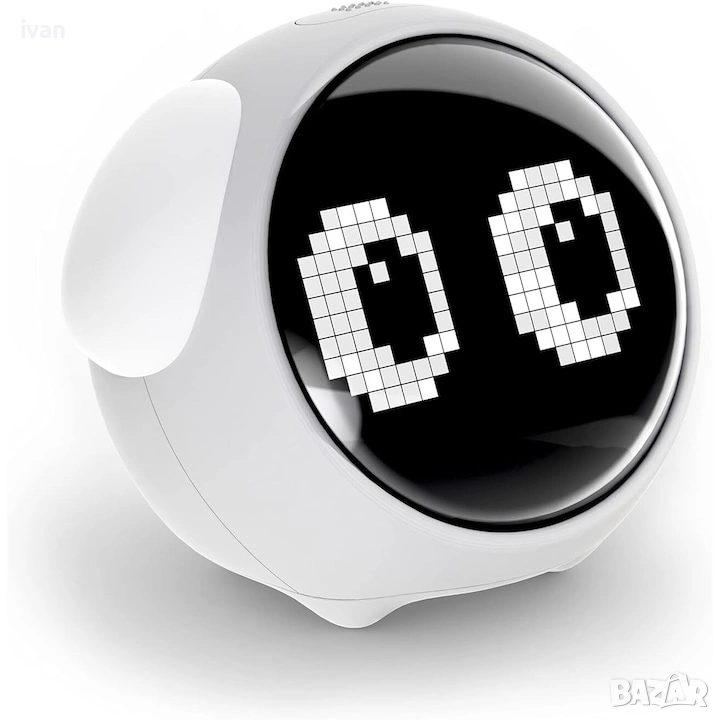 Будилник детски WALALLA, двойна аларма, регулируема нощна лампа , снимка 1