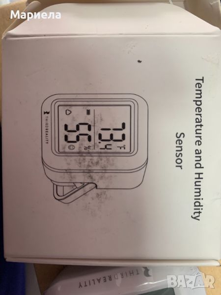 Дигитален Термометър и Хигрометър / Големи Цифри, снимка 1