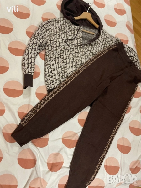 Комплект плетен клин и горнище с цип, снимка 1