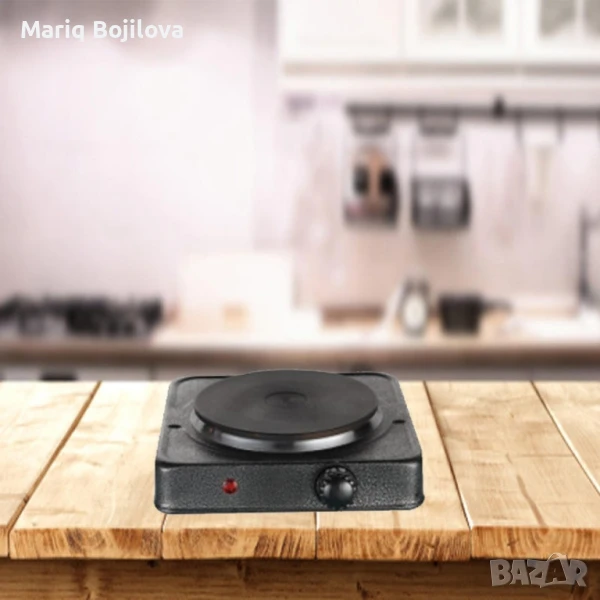 Електрически котлон Rosberg, 1500 W, Термостат, Плоча 185 мм, Шагрен - 2 ГОДИНИ ГАРАНЦИЯ, снимка 1