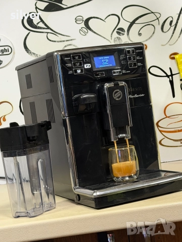 Кафемашина кафе автомат Saeco PicoBarista с гаранция, снимка 4 - Кафемашини - 52183184