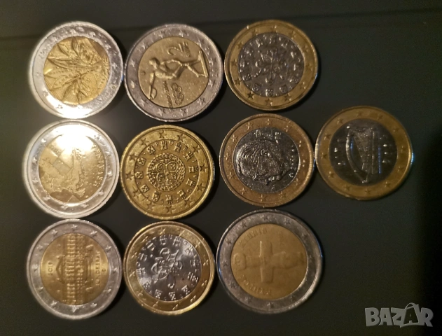Лот евро монети , снимка 2 - Нумизматика и бонистика - 53558999