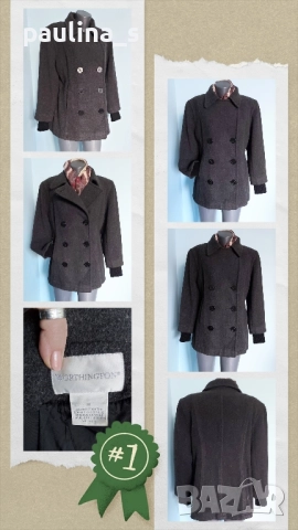 Два различни броя / Вълнено марково палто "Gaastra" и "Worthington" / голям размер , снимка 11 - Палта, манта - 48363646