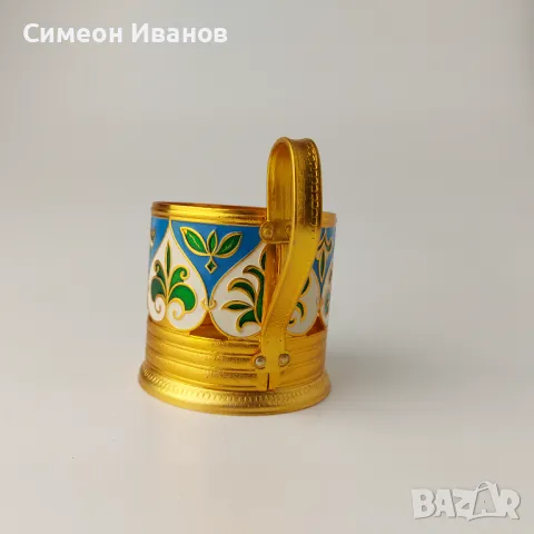 Стар подстакан стакан подстакани стакани СССР #5458, снимка 3 - Други ценни предмети - 48011285