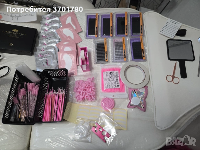 Козметична кошетка + лампа луна+параван, снимка 5 - Аксесоари и консумативи - 53760380