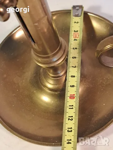 бронзов свещник    7/4, снимка 6 - Декорация за дома - 49854856