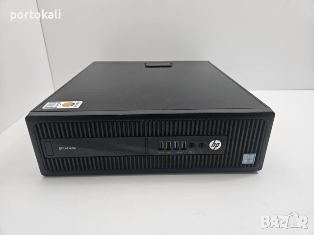 +Гаранция! Компютър PC hp EliteDesk 800 G2 Intel Core i5-6500 / 8GB DDR4 /128GB SSD + 500GB HDD, снимка 2 - Работни компютри - 51194079