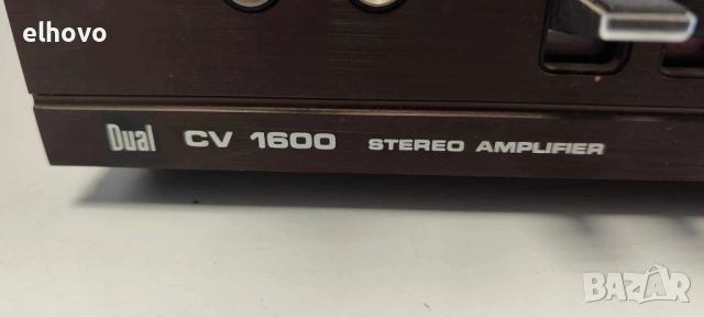 Стерео усилвател DUAL CV 1600, снимка 8 - Ресийвъри, усилватели, смесителни пултове - 51687151