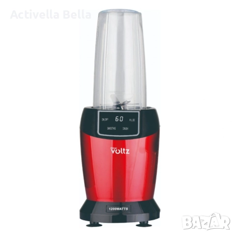 Мощен нутри блендер Oliver Voltz, 1200W с LED дисплей и 2 кани за смути (1000ml/800ml), снимка 6 - Блендери - 52938854