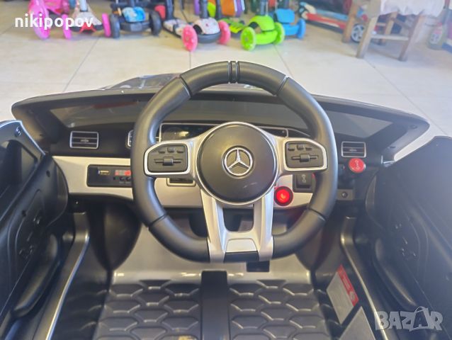 MERCEDES акумулаторен джип M CLASS, снимка 6 - Детски велосипеди, триколки и коли - 45159494