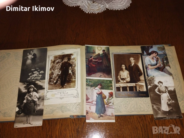 Антикварен албум с илюстровани картички, снимка 2 - Колекции - 51662800