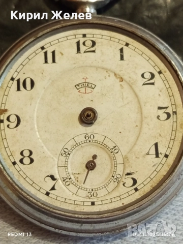 Стар джобен часовник THIEL без стъкло за КОЛЕКЦИЯ 51499, снимка 2 - Антикварни и старинни предмети - 52364639