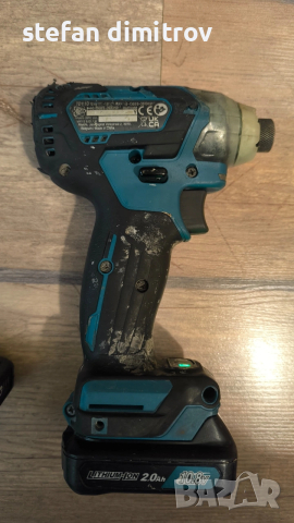Акумулаторен перфоратор MAKITA HR166DSMJ ,ударен гайковерт Makita TD110DSME - 10.8V Li-Ion , снимка 8 - Перфоратори - 54154355
