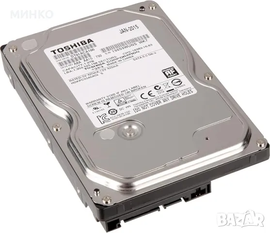 Хард диск toshiba 2 бр.  по  1tb sata 6.0gb/s , снимка 1 - Твърди дискове - 49334602