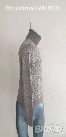 Emporio Armani Wool Knit Monogram Turtleneck Mens Size XS - S НОВО! ОРИГИНАЛ! Мъжко Вълнено Поло!, снимка 13 - Пуловери - 52399413