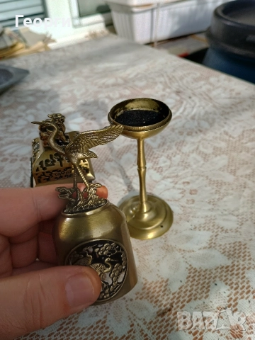 Две метални кандила-2, снимка 6 - Антикварни и старинни предмети - 52581854