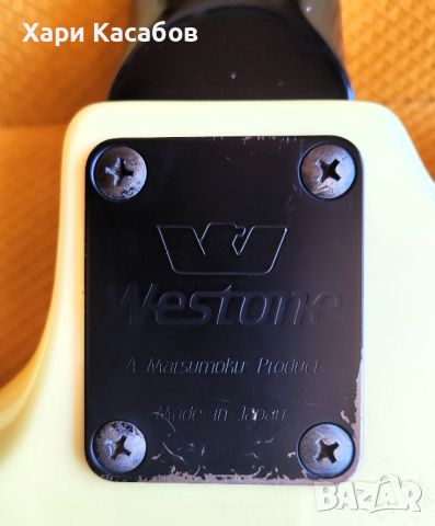 Уникално! Стара японска бас китара Westonе Pantera с автографи от Misfits, снимка 5 - Китари - 46290198