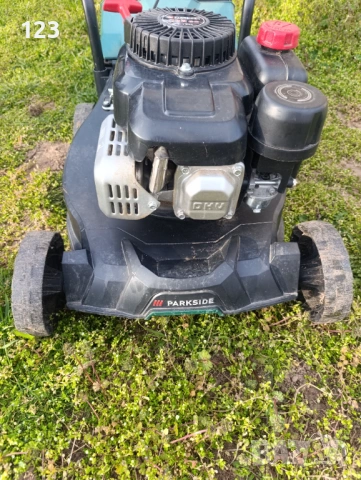 Бензинова косачка parkside pbm 132, снимка 7 - Градинска техника - 53939418